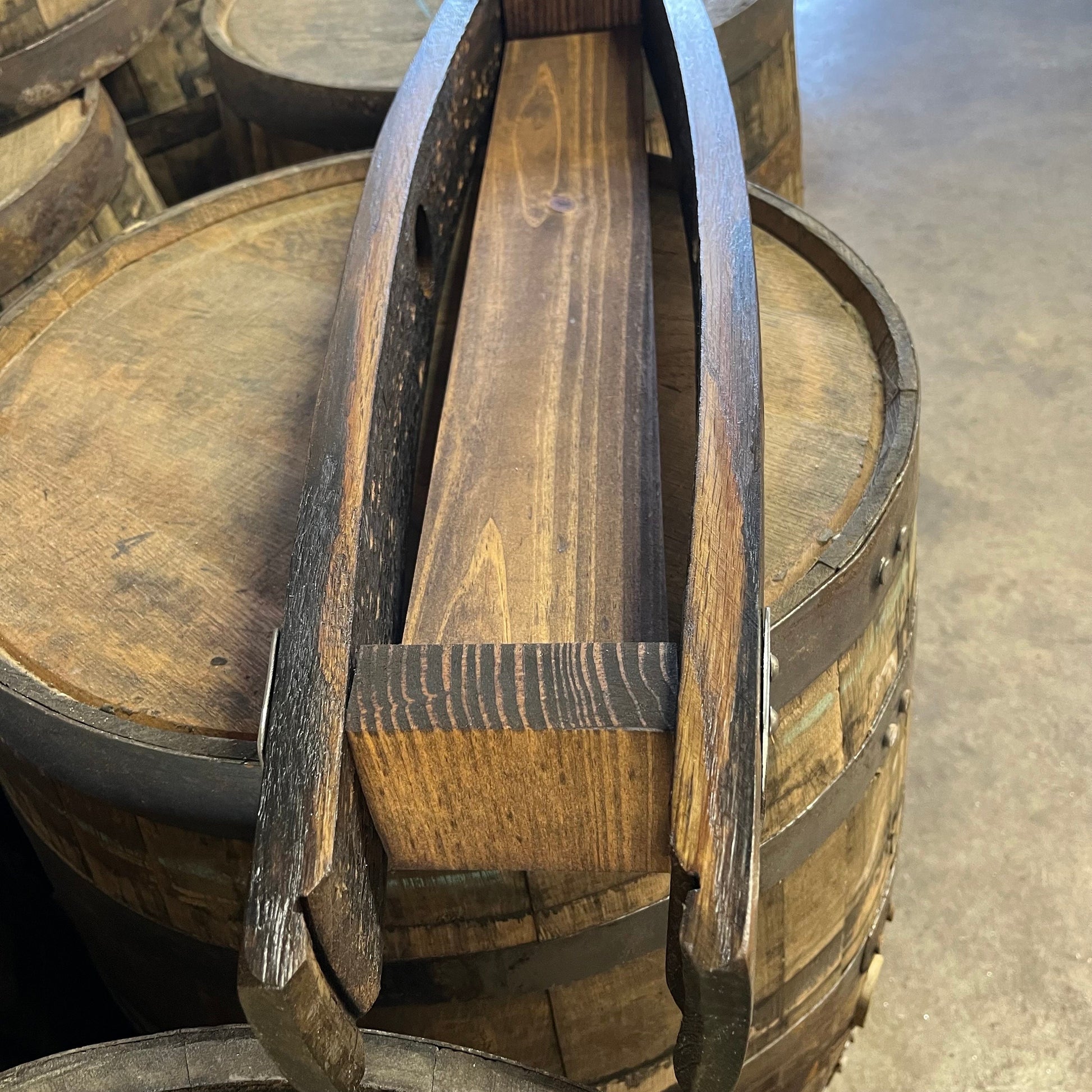 Bourbon Stave Bottle Caddy