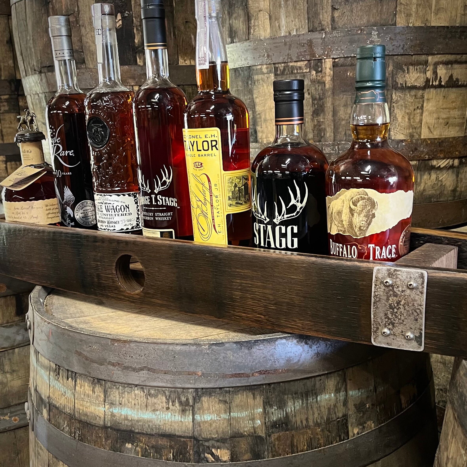 Bourbon Stave Bottle Caddy