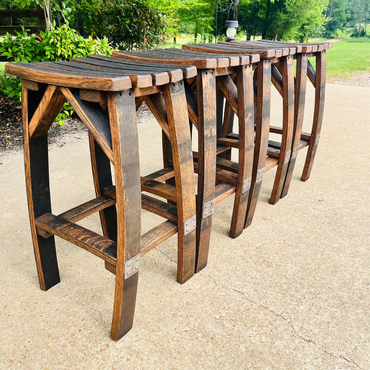 Bourbon Stave Bar/Table Stool